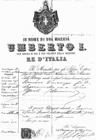 Old Italian Passport